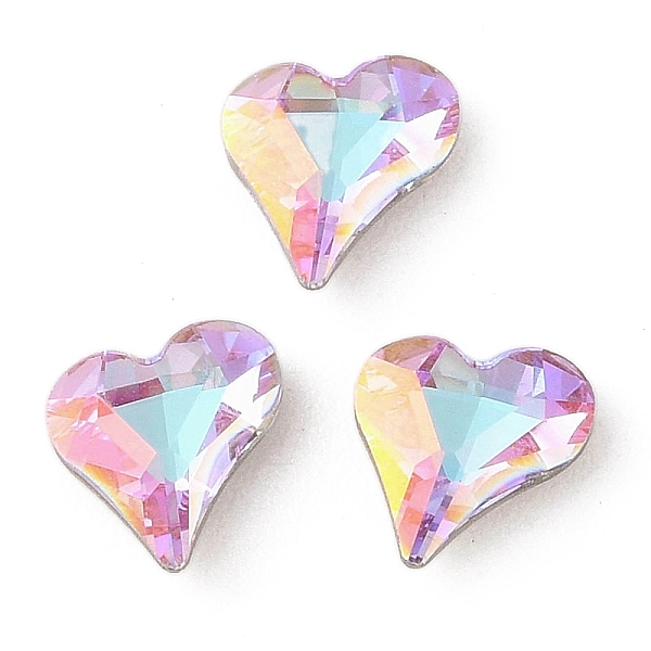 PandaHall Glass Rhinestone Cabochons, Flat Back & Back Plated, Faceted, Heart, Vitrail Light, 8x9x3mm Glass Rhinestone Heart Purple
PandaHall Glass Rhinestone Cabochons, Flat Back & Back Plated, Faceted, Heart, Vitrail Light, 8x9x3mm Glass Rhinestone Heart Purple