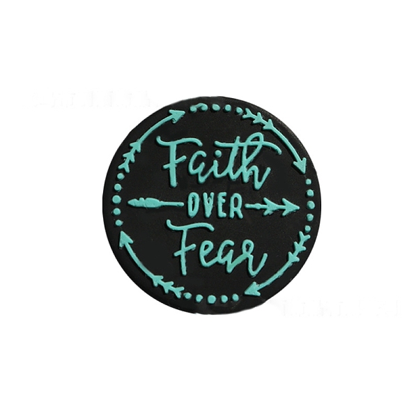PandaHall English Letter Faith Over Fear Food Grade Eco-Friendly Silicone Focal Beads, Silicone Teething Beads, Turquoise, 29.1mm Silicone..., Green
PandaHall English Letter Faith Over Fear Food Grade Eco-Friendly Silicone Focal Beads, Silicone Teething Beads, Turquoise, 29.1mm Silicone..., Green