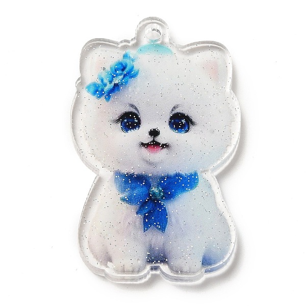 PandaHall Printed Acrylic Pendants, Dog, Dodger Blue, 53x32.5x3mm, Hole: 3mm Acrylic Dog
PandaHall Printed Acrylic Pendants, Dog, Dodger Blue, 53x32.5x3mm, Hole: 3mm Acrylic Dog