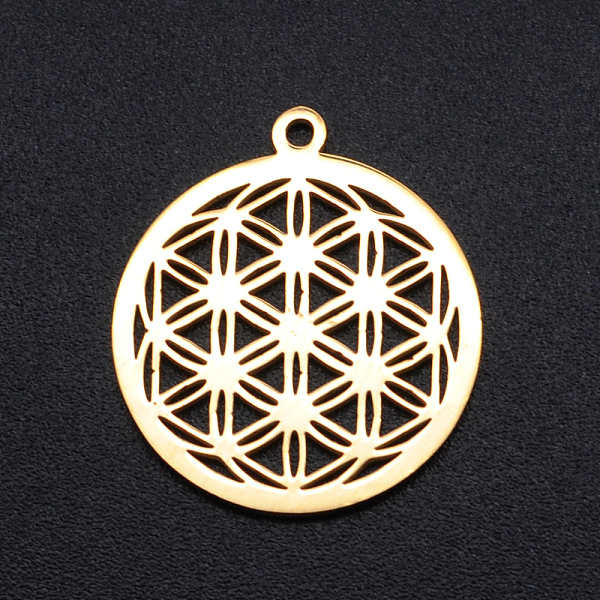 PandaHall 201 Stainless Steel Sacred Geometry Pendants, Spiritual Charms, Filigree Joiners Findings, Laser Cut, Flower of Life, Golden...
PandaHall 201 Stainless Steel Sacred Geometry Pendants, Spiritual Charms, Filigree Joiners Findings, Laser Cut, Flower of Life, Golden...