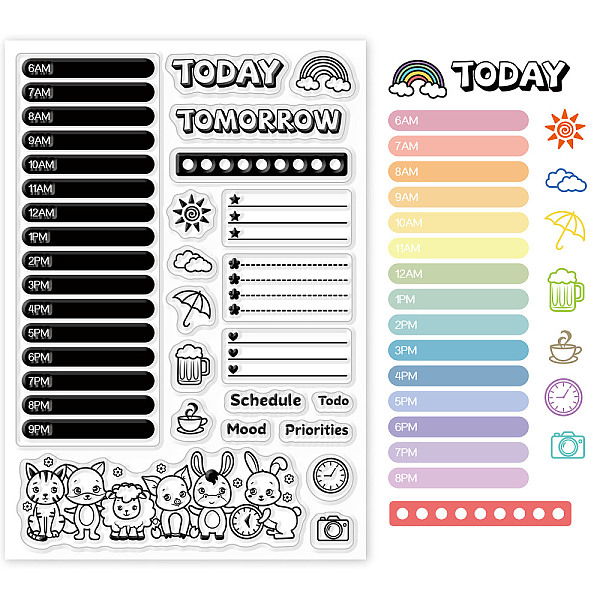 PandaHall PVC Plastic Stamps, for DIY Scrapbooking, Photo Album Decorative, Cards Making, Stamp Sheets, Label Pattern, 160x110x3mm Plastic...
PandaHall PVC Plastic Stamps, for DIY Scrapbooking, Photo Album Decorative, Cards Making, Stamp Sheets, Label Pattern, 160x110x3mm Plastic...