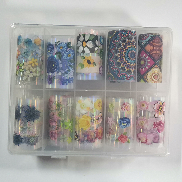 PandaHall Nail Art Transfer Stickers, Nail Decals, DIY Nail Tips Decoration for Women, Flower Pattern, 100x4cm, 10sheets/box Plastic Flower..., Multicolor
PandaHall Nail Art Transfer Stickers, Nail Decals, DIY Nail Tips Decoration for Women, Flower Pattern, 100x4cm, 10sheets/box Plastic Flower..., Multicolor