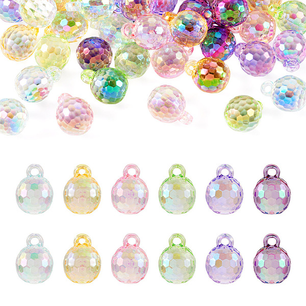 PandaHall 36Pcs 6 Colors Transparent Acrylic Faceted Ball Shaped Pendants, Disco Round Ball Charms, Mixed Color, 21x15.5~16mm, Hole: 3.5mm..., Multicolor
PandaHall 36Pcs 6 Colors Transparent Acrylic Faceted Ball Shaped Pendants, Disco Round Ball Charms, Mixed Color, 21x15.5~16mm, Hole: 3.5mm..., Multicolor