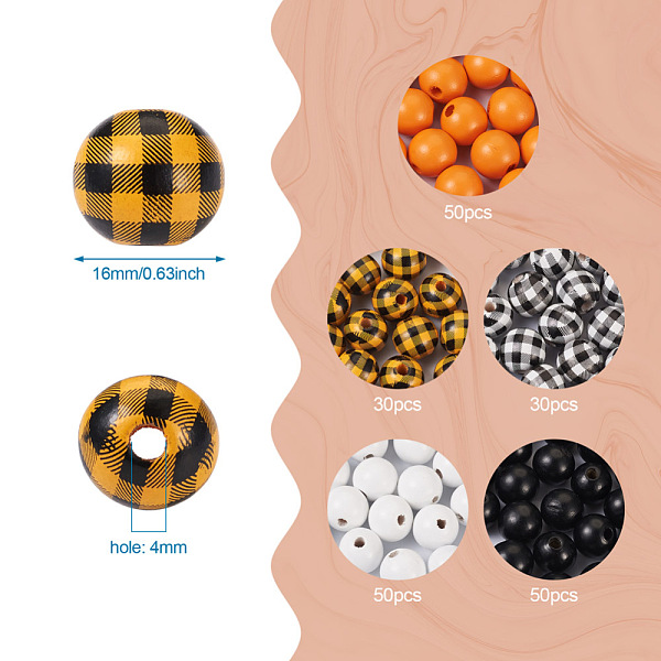 PandaHall Kissitty Painted Natural Wood Beads, Round, Mixed Color, 210pcs/box Wood Round Multicolor
PandaHall Kissitty Painted Natural Wood Beads, Round, Mixed Color, 210pcs/box Wood Round Multicolor