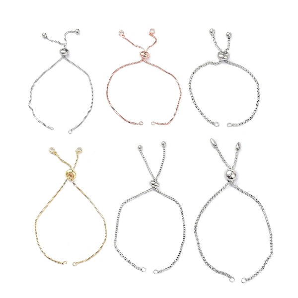 PandaHall Stainless Steel Slider Bracelet Makings, Mixed Color, 9-7/8 inch(25cm), Hole: 2.8mm Stainless Steel
PandaHall Stainless Steel Slider Bracelet Makings, Mixed Color, 9-7/8 inch(25cm), Hole: 2.8mm Stainless Steel