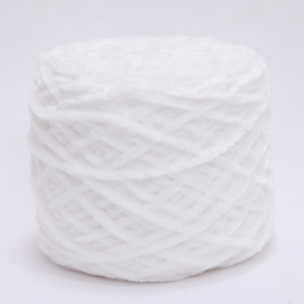 PandaHall Wool Chenille Yarn, Velvet Cotton Hand Knitting Threads, for Baby Sweater Scarf Fabric Needlework Craft, White, 3mm, 90~100g/skein...
PandaHall Wool Chenille Yarn, Velvet Cotton Hand Knitting Threads, for Baby Sweater Scarf Fabric Needlework Craft, White, 3mm, 90~100g/skein...