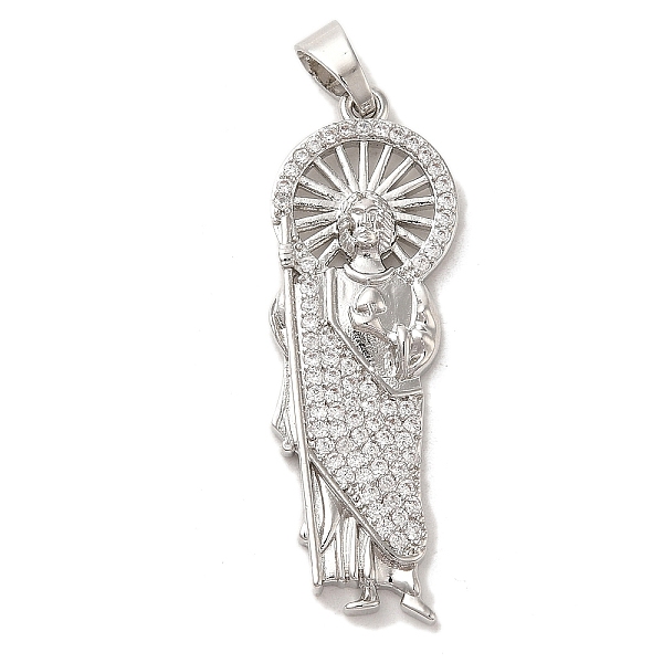 PandaHall Brass Micro Pave Clear Cubic Zirconia Pendants, Long-Lasting Plated, Figure of Buddha, Platinum, 42.5x14x3mm, Hole: 6.5x4mm...
PandaHall Brass Micro Pave Clear Cubic Zirconia Pendants, Long-Lasting Plated, Figure of Buddha, Platinum, 42.5x14x3mm, Hole: 6.5x4mm...