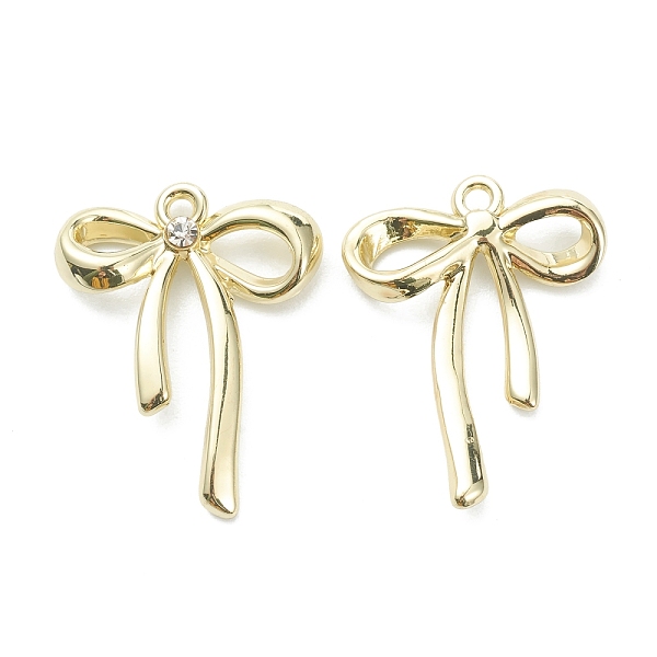 PandaHall Alloy Pendants, Bowknot with Rhinestone, Golden, 26x20x4mm, Hole: 1.6mm Alloy+Rhinestone Bowknot Clear
PandaHall Alloy Pendants, Bowknot with Rhinestone, Golden, 26x20x4mm, Hole: 1.6mm Alloy+Rhinestone Bowknot Clear