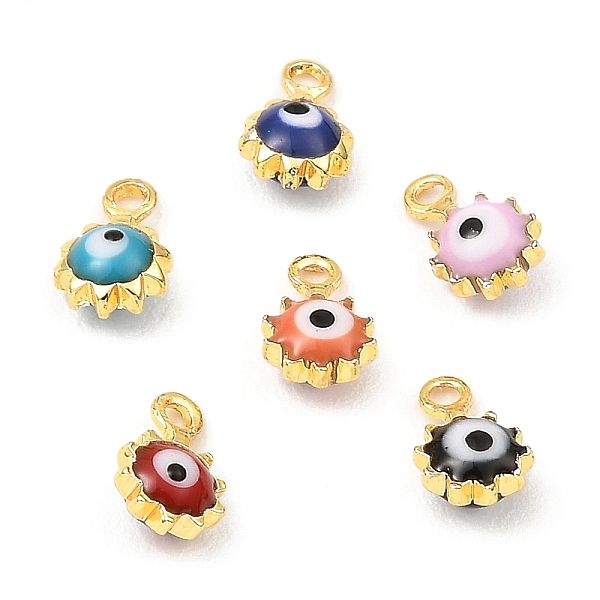 PandaHall Brass Enamel Charms, Real 18K Gold Plated, Long-Lasting Plated, Lead Free & Cadmium Free, Sun with Evil Eye Charm, Mixed Color..., Multicolor
PandaHall Brass Enamel Charms, Real 18K Gold Plated, Long-Lasting Plated, Lead Free & Cadmium Free, Sun with Evil Eye Charm, Mixed Color..., Multicolor
