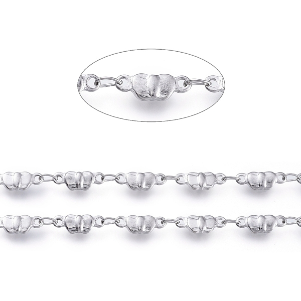PandaHall 304 Stainless Steel Link Chains, Soldered, with Spool, Butterfly, Stainless Steel Color, Oval Link: 3.5x2x0.3mm, Butterfly...
PandaHall 304 Stainless Steel Link Chains, Soldered, with Spool, Butterfly, Stainless Steel Color, Oval Link: 3.5x2x0.3mm, Butterfly...