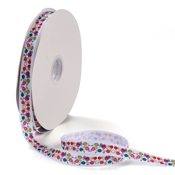 PandaHall Easter Themed Polyester Grosgrain Ribbons, Jacquard Ribbon, Garment Accessories, Colorful, Fruit Pattern, 3/4 inch(18mm), about...
PandaHall Easter Themed Polyester Grosgrain Ribbons, Jacquard Ribbon, Garment Accessories, Colorful, Fruit Pattern, 3/4 inch(18mm), about...