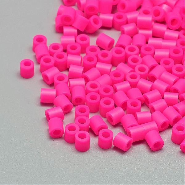 PandaHall PE Fuse Beads, DIY Melty Beads, Tube, Magenta, 5x5mm, Hole: 3mm, about 8000pcs/500g Plastic Tube Pink
PandaHall PE Fuse Beads, DIY Melty Beads, Tube, Magenta, 5x5mm, Hole: 3mm, about 8000pcs/500g Plastic Tube Pink