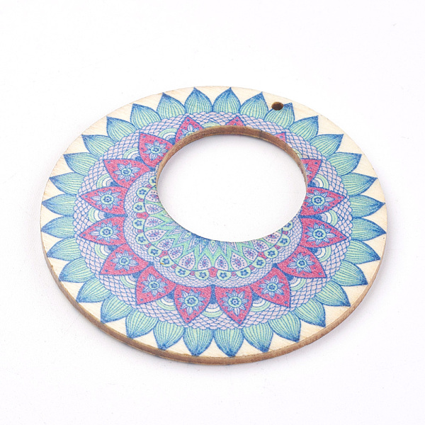 PandaHall Printed Wooden Big Pendants, Flat Round with Pattern, Mixed Color, 60x1~2mm, Hole: 1mm Wood Flat Round Multicolor
PandaHall Printed Wooden Big Pendants, Flat Round with Pattern, Mixed Color, 60x1~2mm, Hole: 1mm Wood Flat Round Multicolor