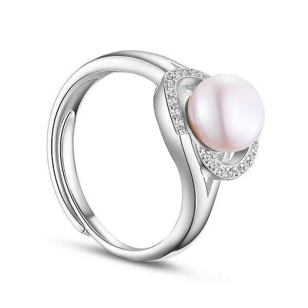PandaHall SHEGRACE Rhodium Plated 925 Sterling Silver Finger Ring, Micro Pave AAA Cubic Zirconia Oval with Freshwater Pearl, Platinum, White...
PandaHall SHEGRACE Rhodium Plated 925 Sterling Silver Finger Ring, Micro Pave AAA Cubic Zirconia Oval with Freshwater Pearl, Platinum, White...