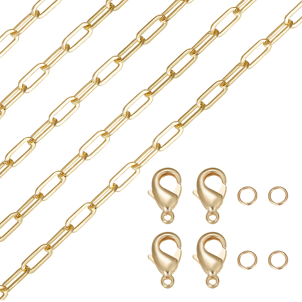 PandaHall Beebeecraft DIY Chain Bracelet Necklace Making Kit, Including Brass Paperclip Chains & Lobster Claw Clasps, 304 Stainless Steel...
PandaHall Beebeecraft DIY Chain Bracelet Necklace Making Kit, Including Brass Paperclip Chains & Lobster Claw Clasps, 304 Stainless Steel...