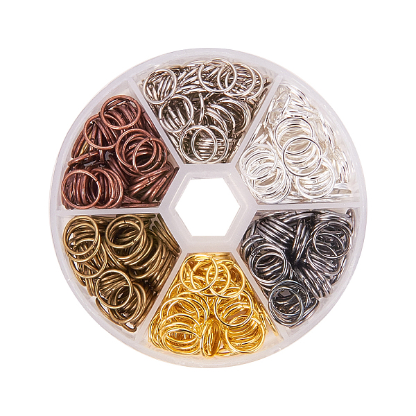 PandaHall 1 Box 6 Color Iron Jump Rings, Open Jump Rings, Mixed Color, 10x1mm, 18 Gauge, Inner Diameter: 8mm, about 250pcs/box Iron
PandaHall 1 Box 6 Color Iron Jump Rings, Open Jump Rings, Mixed Color, 10x1mm, 18 Gauge, Inner Diameter: 8mm, about 250pcs/box Iron