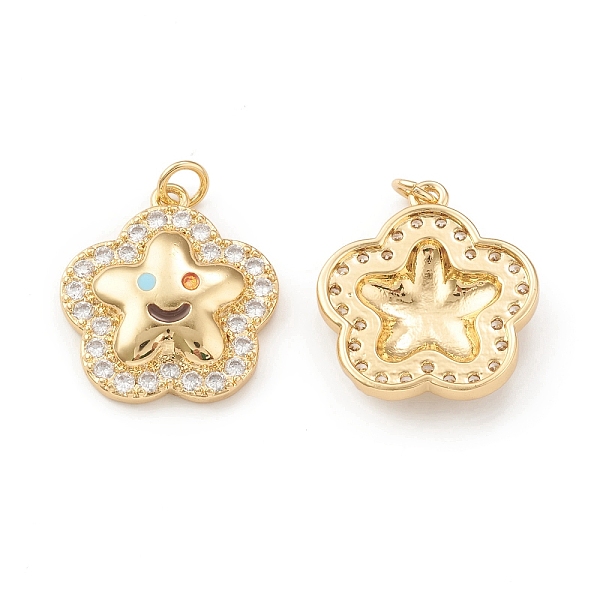 PandaHall Eco-Friendly Brass Micro Pave Cubic Zirconia Pendants, with Jump Ring, Lead Free & Cadmium Free, Long-Lasting Plated, 5-Petal..., Clear
PandaHall Eco-Friendly Brass Micro Pave Cubic Zirconia Pendants, with Jump Ring, Lead Free & Cadmium Free, Long-Lasting Plated, 5-Petal..., Clear