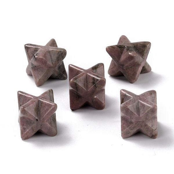 PandaHall Natural Rhodochrosite Sculpture Healing Crystal Merkaba Star Ornament, Home Office Desk Decoration, 20x20x20mm Rhodochrosite Star
PandaHall Natural Rhodochrosite Sculpture Healing Crystal Merkaba Star Ornament, Home Office Desk Decoration, 20x20x20mm Rhodochrosite Star
