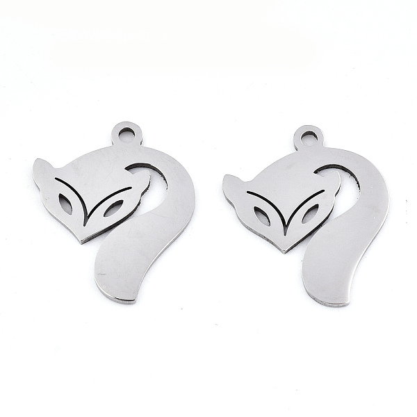 PandaHall 201 Stainless Steel Pendants, Laser Cut, Fox, Stainless Steel Color, 17.5x14x0.9mm, Hole: 1.5mm 201 Stainless Steel Fox
PandaHall 201 Stainless Steel Pendants, Laser Cut, Fox, Stainless Steel Color, 17.5x14x0.9mm, Hole: 1.5mm 201 Stainless Steel Fox