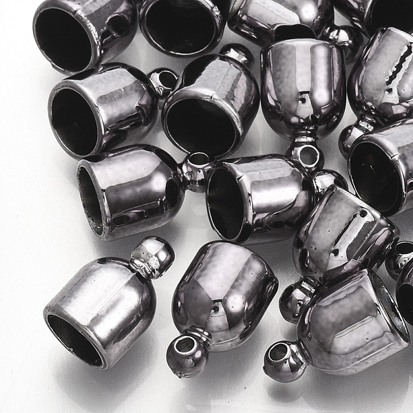PandaHall UV Plating ABS Plastic Cord Ends, End Caps, Gunmetal, 13x8mm, Hole: 1.5mm, Inner Diameter: 6.5mm Plastic
PandaHall UV Plating ABS Plastic Cord Ends, End Caps, Gunmetal, 13x8mm, Hole: 1.5mm, Inner Diameter: 6.5mm Plastic