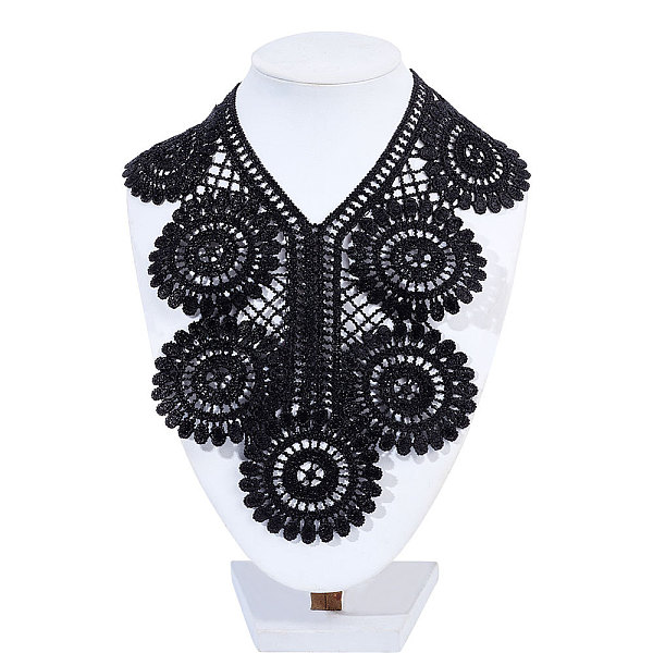 PandaHall Sunflower Pattern Embroidered Floral Lace Collar, Neckline Trim Clothes Sewing Applique Edge, DIY Garment Accessories, Black...
PandaHall Sunflower Pattern Embroidered Floral Lace Collar, Neckline Trim Clothes Sewing Applique Edge, DIY Garment Accessories, Black...