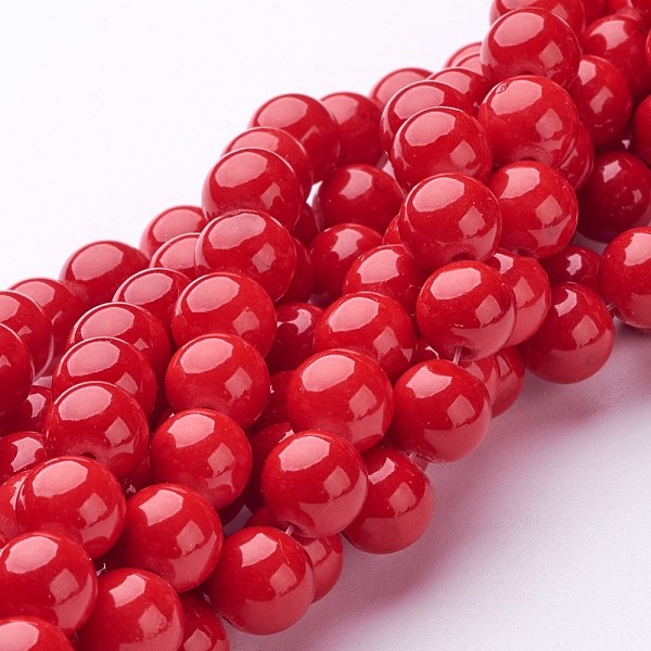 PandaHall Natural Mashan Jade Round Beads Strands, Dyed, Red, 8mm, Hole: 1mm, about 51pcs/strand, 15.7 inch Mashan Jade Round Red
PandaHall Natural Mashan Jade Round Beads Strands, Dyed, Red, 8mm, Hole: 1mm, about 51pcs/strand, 15.7 inch Mashan Jade Round Red