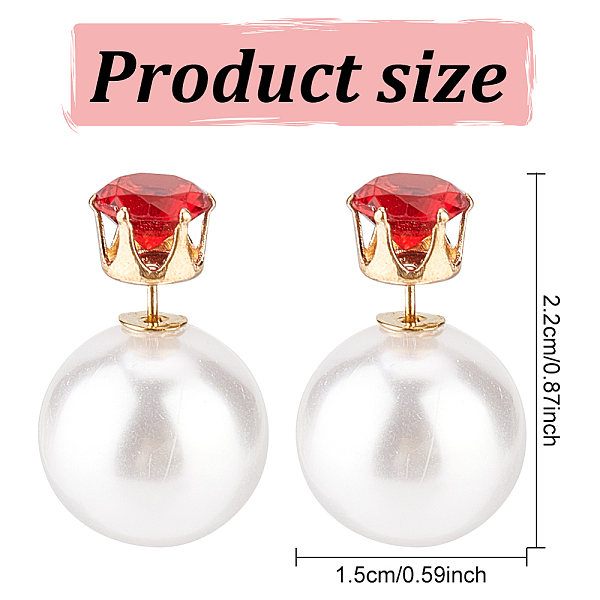 PandaHall ANATTASOUL 10 Pairs 10 Colors Resin Diamond & Plastic Imitaion Pearl Front Back Stud Earrings, Light Gold Alloy Jewelry for Women..., Multicolor
PandaHall ANATTASOUL 10 Pairs 10 Colors Resin Diamond & Plastic Imitaion Pearl Front Back Stud Earrings, Light Gold Alloy Jewelry for Women..., Multicolor