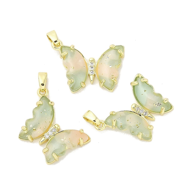 PandaHall Rack Plating Brass Pendants, With Resion, Cubic Zirconia, Long-Lasting Plated, Lead Free & Cadmium Free, Real 18K Gold, Butterfly...
PandaHall Rack Plating Brass Pendants, With Resion, Cubic Zirconia, Long-Lasting Plated, Lead Free & Cadmium Free, Real 18K Gold, Butterfly...