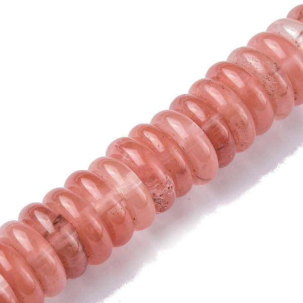 PandaHall Cherry Quartz Glass Beads Strands, Disc, 12x3.5~4mm, Hole: 1.4mm, about 51pcs/strand, 7.48~8.19 inch(19~20.8cm) Cherry Quartz...
PandaHall Cherry Quartz Glass Beads Strands, Disc, 12x3.5~4mm, Hole: 1.4mm, about 51pcs/strand, 7.48~8.19 inch(19~20.8cm) Cherry Quartz...