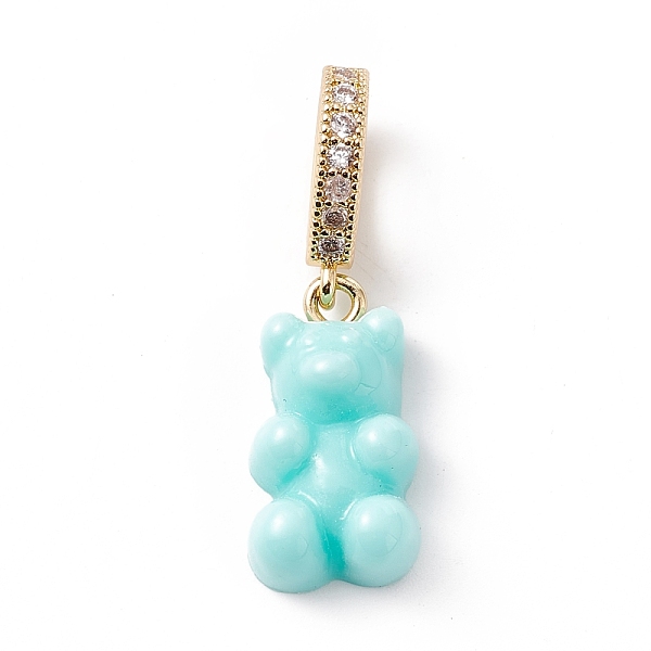 PandaHall Opaque Resin Pendants, with Golden Tone Brass Crystal Rhinestone Findings, Bear, Pale Turquoise, 34mm, Bear: 19.5x10.5x6.5mm, Hole...
PandaHall Opaque Resin Pendants, with Golden Tone Brass Crystal Rhinestone Findings, Bear, Pale Turquoise, 34mm, Bear: 19.5x10.5x6.5mm, Hole...