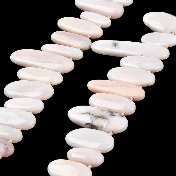 PandaHall Natural Pink Opal Beads Strands, Top Drilled, Oval Charms, 15.5~52x7~17x5~7mm, Hole: 0.9mm, about 29~32pcs/strand, 15.35''~16.14''...
PandaHall Natural Pink Opal Beads Strands, Top Drilled, Oval Charms, 15.5~52x7~17x5~7mm, Hole: 0.9mm, about 29~32pcs/strand, 15.35''~16.14''...