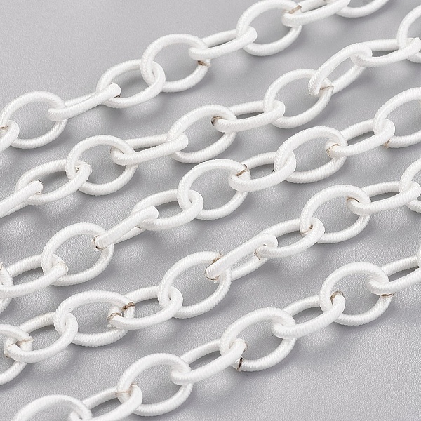 PandaHall Handmade Nylon Cable Chains Loop, Oval, White, 8~9x11~13x2mm, about 85cm/strand, 33.5 inch Nylon White
PandaHall Handmade Nylon Cable Chains Loop, Oval, White, 8~9x11~13x2mm, about 85cm/strand, 33.5 inch Nylon White