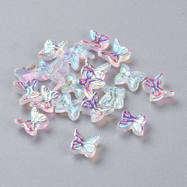 PandaHall Transparent Glass Cabochons, 3D Butterfly Shape, Clear AB, 7x7.5x3.5mm Glass Butterfly White
PandaHall Transparent Glass Cabochons, 3D Butterfly Shape, Clear AB, 7x7.5x3.5mm Glass Butterfly White