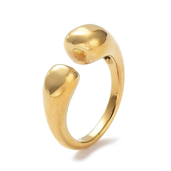 PandaHall 304 Stainless Steel Open Cuff Rings, Golden, Ring, US Size 6(16.5mm) 304 Stainless Steel Ring
PandaHall 304 Stainless Steel Open Cuff Rings, Golden, Ring, US Size 6(16.5mm) 304 Stainless Steel Ring
