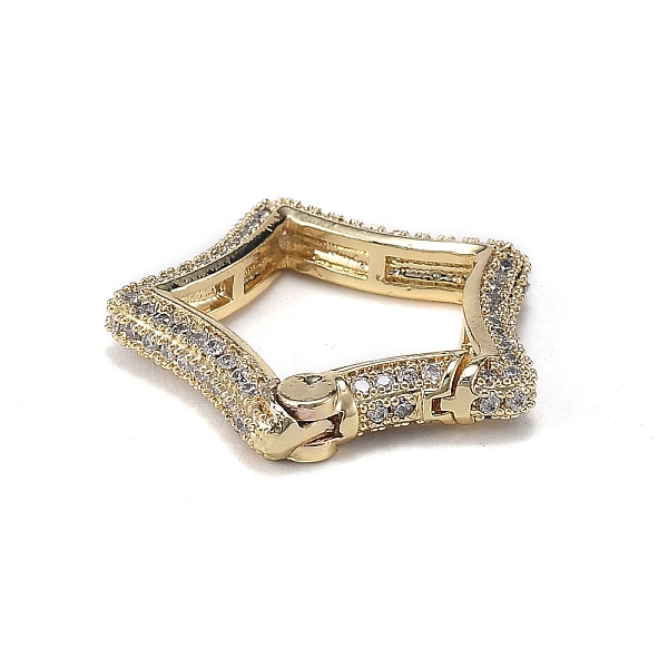 PandaHall Brass Micro Pave Clear Cubic Zirconia Spring Gate Rings, Long-Lasting Plated, Star, Real 18K Gold Plated, 22.3x21.8x3.5mm Brass...
PandaHall Brass Micro Pave Clear Cubic Zirconia Spring Gate Rings, Long-Lasting Plated, Star, Real 18K Gold Plated, 22.3x21.8x3.5mm Brass...