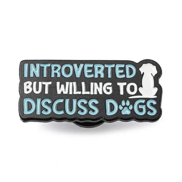 PandaHall Dog Theme Zinc Alloy Word Brooch, Enamel Pins, for Men Women, Light Blue, 14x30x1.6mm Alloy+Enamel Word
PandaHall Dog Theme Zinc Alloy Word Brooch, Enamel Pins, for Men Women, Light Blue, 14x30x1.6mm Alloy+Enamel Word