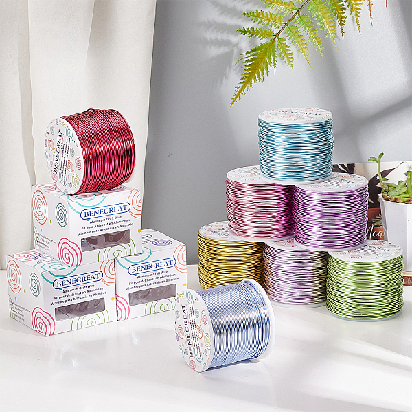 PandaHall Round Aluminum Wire, Medium Purple, 17 Gauge, 1.2mm, about 380.57 Feet(116m)/roll Aluminum Round Purple
PandaHall Round Aluminum Wire, Medium Purple, 17 Gauge, 1.2mm, about 380.57 Feet(116m)/roll Aluminum Round Purple