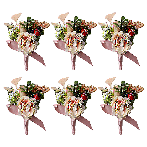 PandaHall Silk Artificial Flower Corsage Brooch, with Plastic Findings, for Wedding Prom Party, Light Salmon, 130x70mm Cloth
PandaHall Silk Artificial Flower Corsage Brooch, with Plastic Findings, for Wedding Prom Party, Light Salmon, 130x70mm Cloth