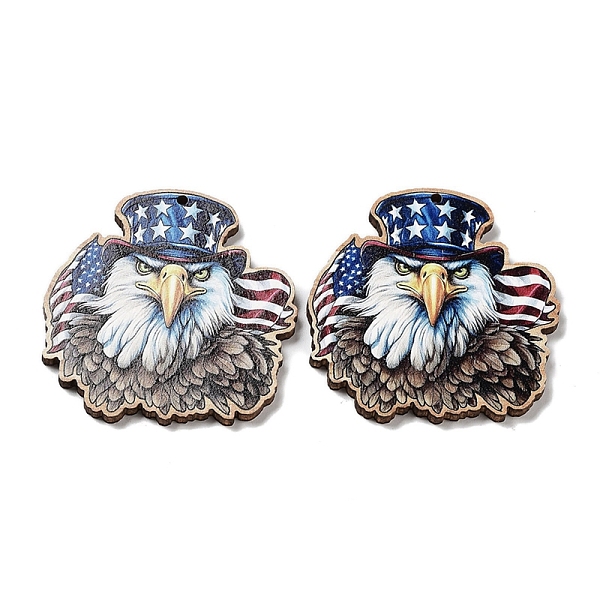 PandaHall Spray Painted Wood Big Pendants, Eagle, 44.5x42.5x2.5mm, Hole: 1.6mm Wood Eagle
PandaHall Spray Painted Wood Big Pendants, Eagle, 44.5x42.5x2.5mm, Hole: 1.6mm Wood Eagle