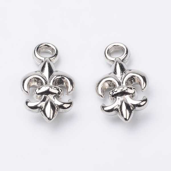 PandaHall CCB Plastic Pendants, Fleur De Lis, Platinum, 20x10x5mm, Hole: 3mm Plastic Flower
PandaHall CCB Plastic Pendants, Fleur De Lis, Platinum, 20x10x5mm, Hole: 3mm Plastic Flower