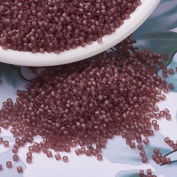 PandaHall MIYUKI Delica Beads, Cylinder, Japanese Seed Beads, 11/0, (DB0773) Dyed Semi-Frosted Transparent Berry, 1.3x1.6mm, Hole: 0.8mm..., Brown
PandaHall MIYUKI Delica Beads, Cylinder, Japanese Seed Beads, 11/0, (DB0773) Dyed Semi-Frosted Transparent Berry, 1.3x1.6mm, Hole: 0.8mm..., Brown