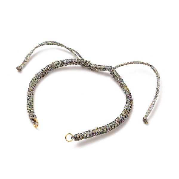 PandaHall Adjustable Braided Polyester Cord Bracelet Making, with 304 Stainless Steel Open Jump Rings, Dark Olive Green, Single Chain Length...
PandaHall Adjustable Braided Polyester Cord Bracelet Making, with 304 Stainless Steel Open Jump Rings, Dark Olive Green, Single Chain Length...