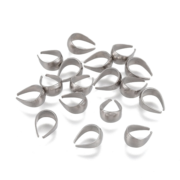 PandaHall 304 Stainless Steel Snap On Bails, Stainless Steel Color, 6.5x5x1~3mm, Inner Diameter: 5.5x4mm 304 Stainless Steel
PandaHall 304 Stainless Steel Snap On Bails, Stainless Steel Color, 6.5x5x1~3mm, Inner Diameter: 5.5x4mm 304 Stainless Steel