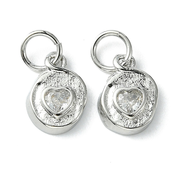 PandaHall Rack Plating Brass Micro Pave Cubic Zirconia Pendants, Long-Lasting Plated, Lead Free & Cadmium Free, Flat Round Charm, Platinum..., Clear
PandaHall Rack Plating Brass Micro Pave Cubic Zirconia Pendants, Long-Lasting Plated, Lead Free & Cadmium Free, Flat Round Charm, Platinum..., Clear