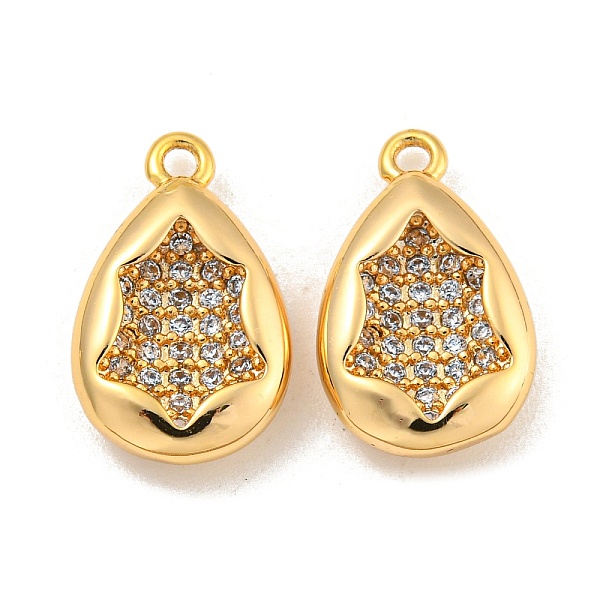 PandaHall Brass Micro Pave Clear Cubic Zirconia Pendants, Real 18K Gold Plated, Oval, 16x10x3.5mm, Hole: 1.5mm Brass+Cubic Zirconia Oval...
PandaHall Brass Micro Pave Clear Cubic Zirconia Pendants, Real 18K Gold Plated, Oval, 16x10x3.5mm, Hole: 1.5mm Brass+Cubic Zirconia Oval...