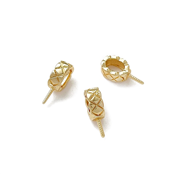PandaHall Brass Pendant Bails, Peg Bails, for Half Drilled Beads, Golden, 8x3.6mm Brass
PandaHall Brass Pendant Bails, Peg Bails, for Half Drilled Beads, Golden, 8x3.6mm Brass