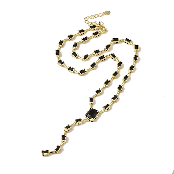 PandaHall Rack Plating Brass Micro Pave Cubic Zirconia Necklaces, Cadmium Free & Lead Free, Long-Lasting Plated, Real 18K Gold Plated..., Black
PandaHall Rack Plating Brass Micro Pave Cubic Zirconia Necklaces, Cadmium Free & Lead Free, Long-Lasting Plated, Real 18K Gold Plated..., Black