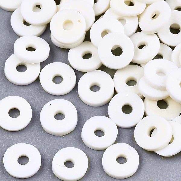 PandaHall Handmade Polymer Clay Beads, for DIY Jewelry Crafts Supplies, Disc/Flat Round, Heishi Beads, Beige, 4x1mm, Hole: 1mm, about..., Yellow
PandaHall Handmade Polymer Clay Beads, for DIY Jewelry Crafts Supplies, Disc/Flat Round, Heishi Beads, Beige, 4x1mm, Hole: 1mm, about..., Yellow