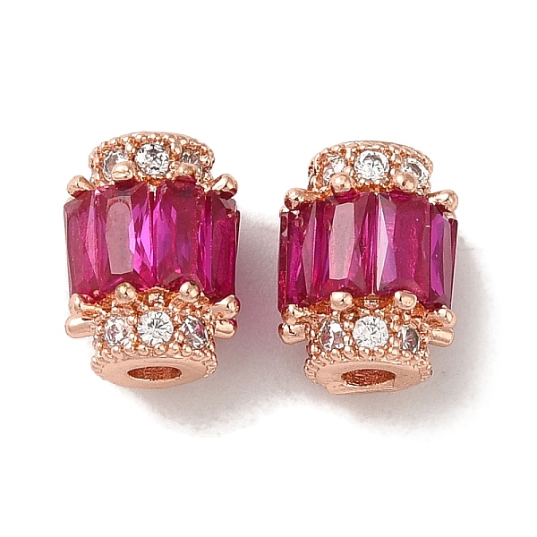 PandaHall Rack Plating Brass Pave Cubic Zirconia Beads, Long-Lasting Plated, Cadmium Free & Lead Free, Column, Medium Violet Red, 9x6.5mm...
PandaHall Rack Plating Brass Pave Cubic Zirconia Beads, Long-Lasting Plated, Cadmium Free & Lead Free, Column, Medium Violet Red, 9x6.5mm...