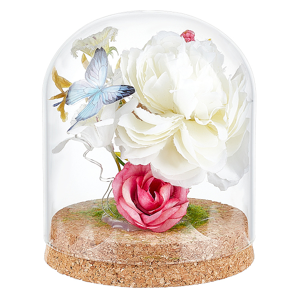 PandaHall BENECREAT 5x4 Inch Glass Dome Cloche with Cork Base, Glass Dome Decorative Jars, Bell Glass Jars for Flower Valentine's Day..., Clear
PandaHall BENECREAT 5x4 Inch Glass Dome Cloche with Cork Base, Glass Dome Decorative Jars, Bell Glass Jars for Flower Valentine's Day..., Clear